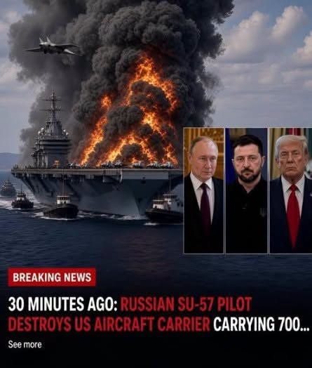 BREAKING: Shocking reports are circulating that a Russian Su-57 stealth fighter pilot has allegedly carried out a devastating strike on a….